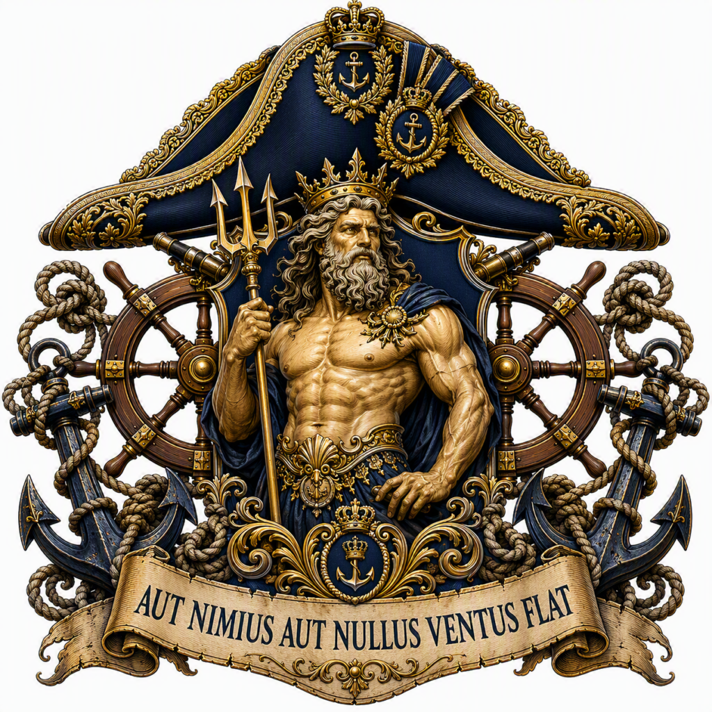 Carving of Neptune based on the true image of the Beachmaster :)